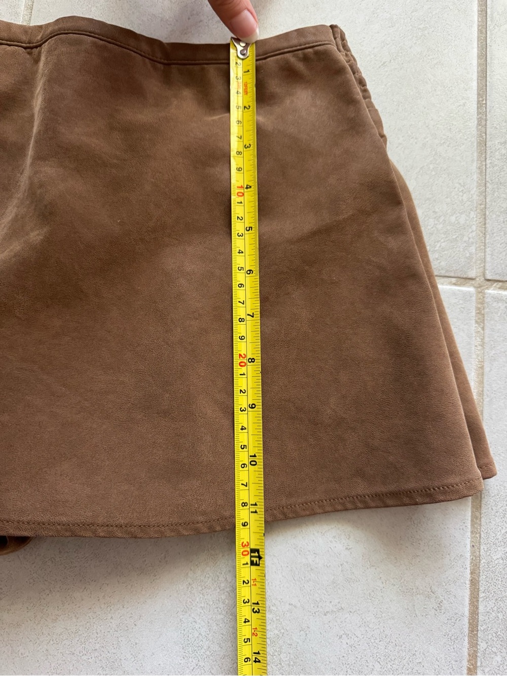 We The Free Brown Suede Circle Skirt - Picture 7 of 10